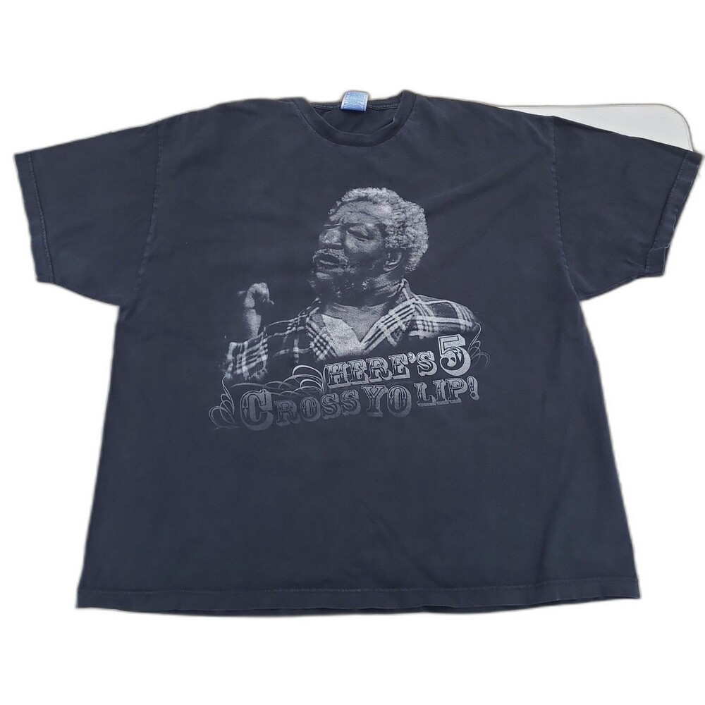 Vtg Redd Foxx Comedian Rap tee 90s Sanford & Son t-shirt